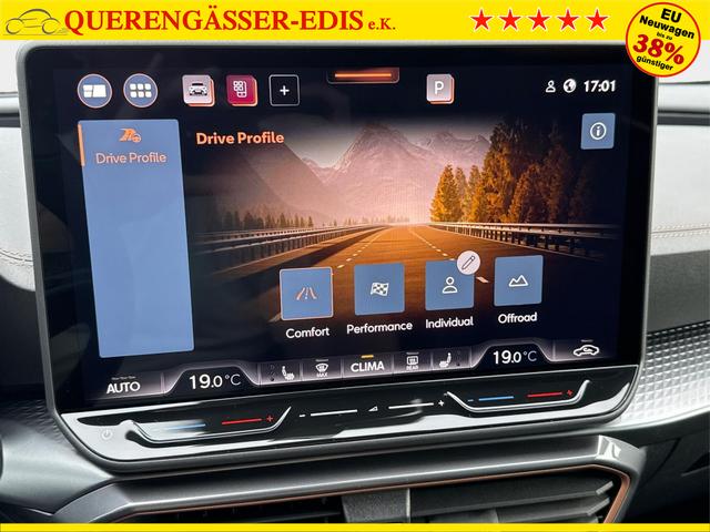 Cupra / Formentor / Blau / / / 4x4 AHK+eHK+NAVI+KAMERA+ACC+SHZ+18 ALU, Beispielbilder, ggf. teilweise mit Sonderausstattung