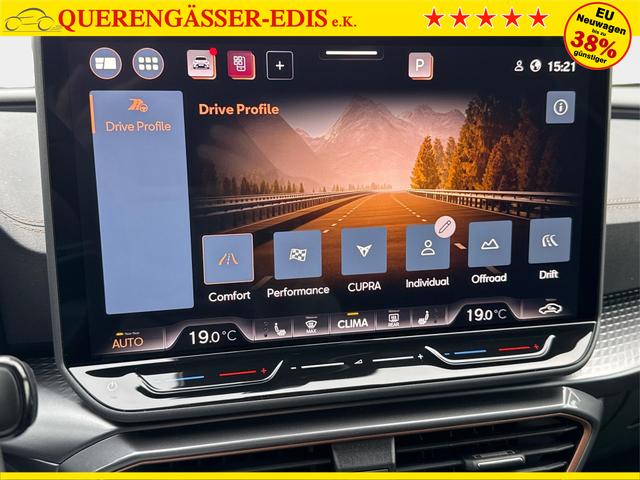 Cupra / Formentor / Grau / / / 4x4 AHK+NAVI+KAMERA+eHK+KESSY+ACC+19 ALU+LED+FULL LINK, Beispielbilder, ggf. teilweise mit Sonderausstattung