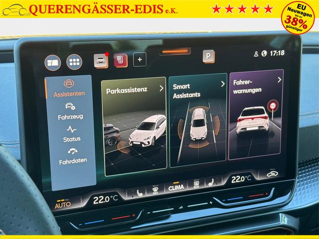 Cupra / Leon Sportstourer / Schwarz / / / ST AHK+NAVI+eHK+KAMERA+ACC+SHZ+18 ALU+LED