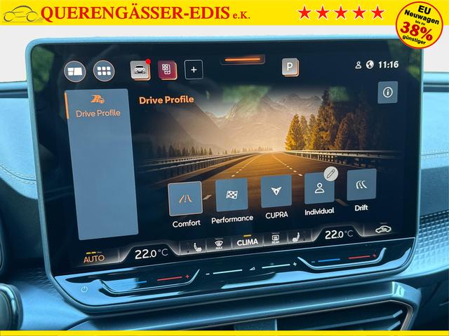 Cupra / Leon Sportstourer / Schwarz / / / 4x4 ST AHK+NAVI+eHK+KAMERA+MEMORY+ACC+19 ALU+LED, Beispielbilder, ggf. teilweise mit Sonderausstattung