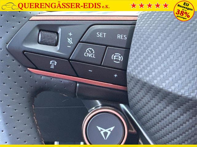 Cupra / Leon / Schwarz / / / NAVI+KAMERA+KESSY+MEMORY+SHZ+ACC+PDC+LED+19 ALU