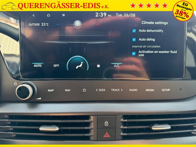 Hyundai i20 1,0 MJ25 Klimaauto Navi DiCo10,25 Kam PDC SpAs 