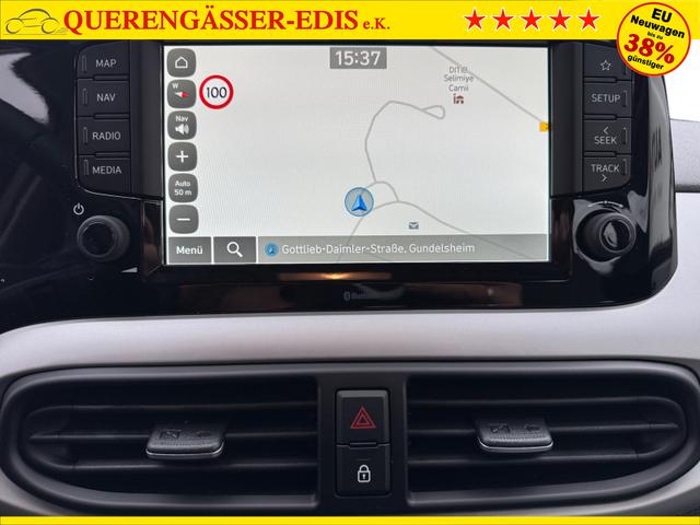 Hyundai i10 1,2 MJ25 Klimaaut, NAV 8Z, SHZ, Spha BT Kam PDC 