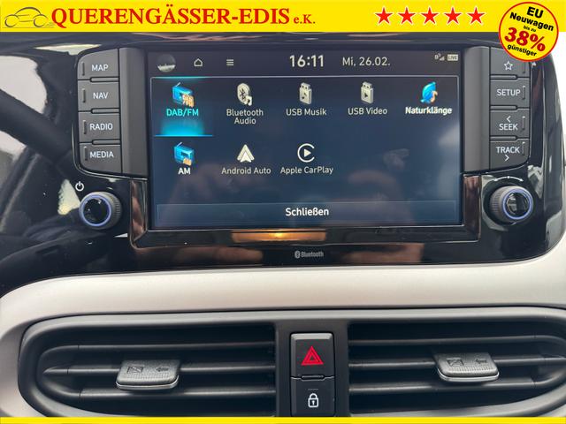 Hyundai i10 1,2 1ZKlim NAV 8Z SHZ Spha BT Kam PDC Alu 