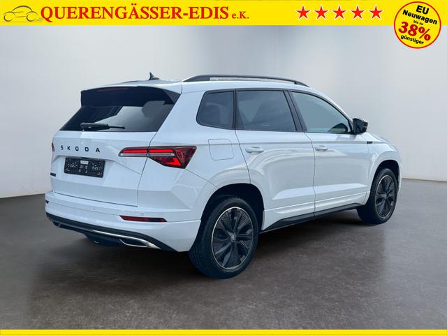 Skoda Karoq 1,5 TSI DSG Sportline 2ZKli AHK ACC SHT PDC Kam 19Zo 5JG 