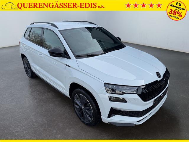 Skoda Karoq 1,5 TSI DSG Sportline 2ZKli AHK ACC SHT PDC Kam 19Zo 5JG 