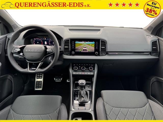 Skoda Karoq 1,5 TSI DSG Sportline 2ZKli AHK ACC SHT PDC Kam 19Zo 5JG 
