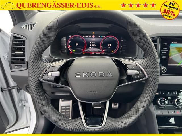 Skoda Karoq 1,5 TSI DSG Sportline 2ZKli AHK ACC SHT PDC Kam 19Zo 5JG 