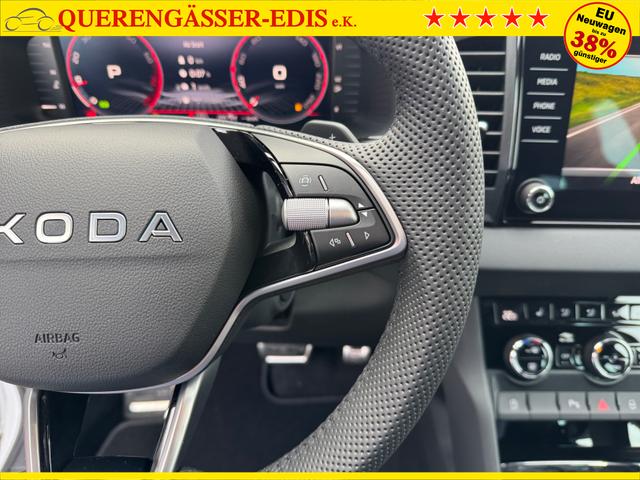 Skoda Karoq 1,5 TSI DSG Sportline 2ZKli AHK ACC SHT PDC Kam 19Zo 5JG 