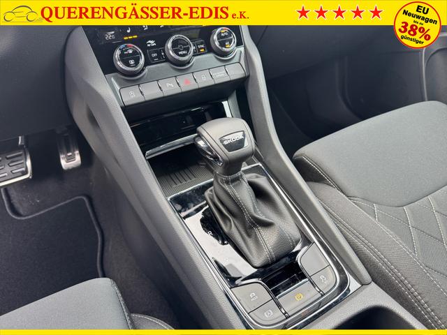 Skoda Karoq 1,5 TSI DSG Sportline 2ZKli AHK ACC SHT PDC Kam 19Zo 5JG 