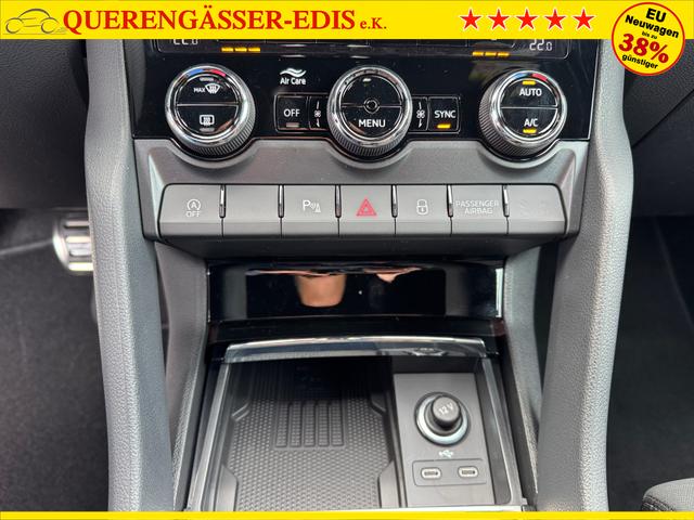 Skoda Karoq 1,5 TSI DSG Sportline 2ZKli AHK ACC SHT PDC Kam 19Zo 5JG 