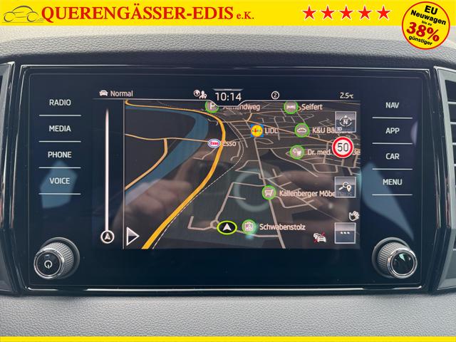 Skoda Karoq 1,5 TSI DSG Sportline 2ZKli AHK ACC SHT PDC Kam 19Zo 5JG 