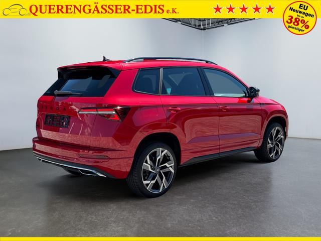 Skoda Karoq 1,5 TSI DSG Sportline 2ZKli ACC Cant 4xSHZ PDC Kam 5JG 