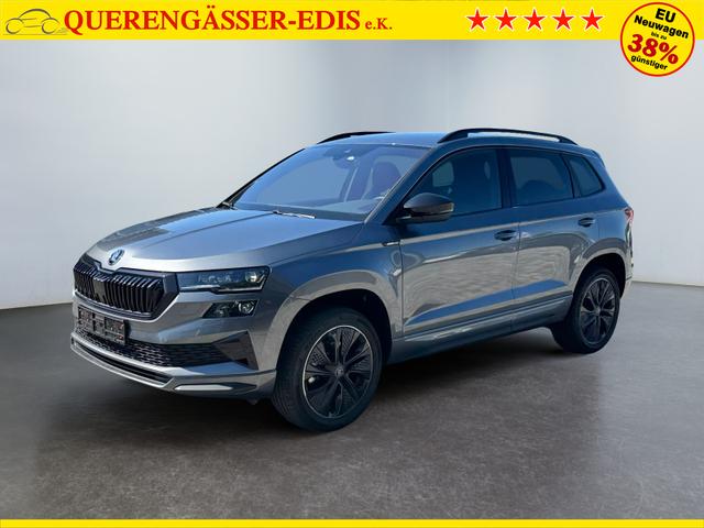 Skoda Karoq 2,0 TDI DSG Sportline 3ZKlima ACC 4x Sitzheizung 2x Einparkhilfe Anh&auml;ngerkupplungKamera 5J Garantie beheizte Windschutzscheibe 