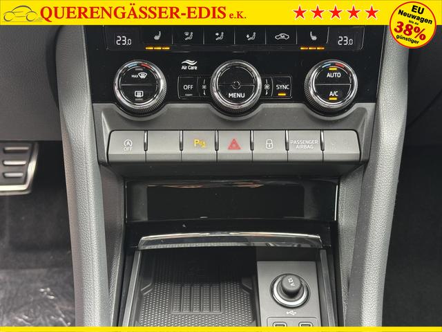 Neue Skoda Karoq Sportline top Austastung 