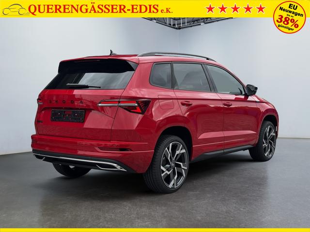 Neue Skoda Karoq Sportline top Austastung 