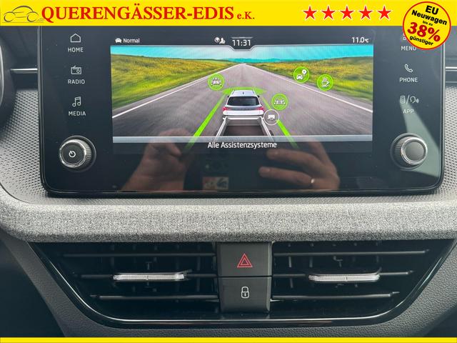 EU-Neuwagen Skoda Kamiq günstig kaufen Innenraum und multimedia bilder