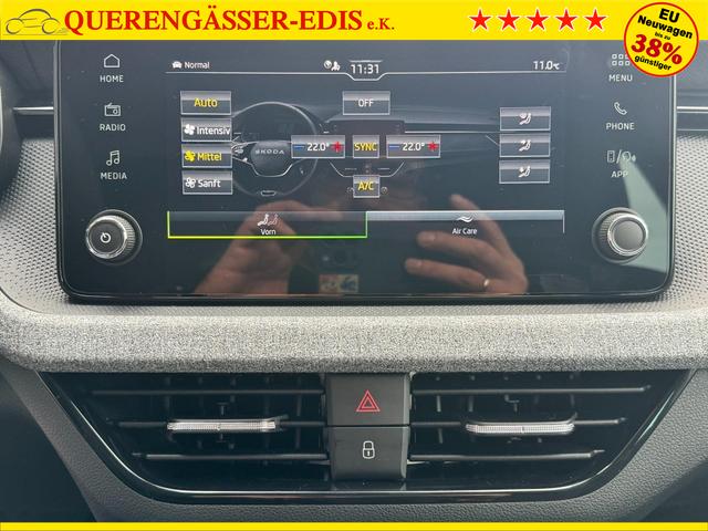 EU-Neuwagen Skoda Kamiq günstig kaufen Innenraum und multimedia bilder