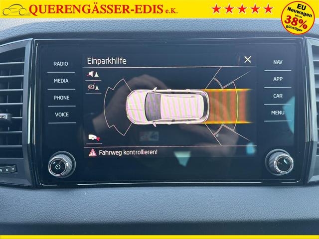 Reimport Skoda Karoq kaufen - innenraum und multimedia