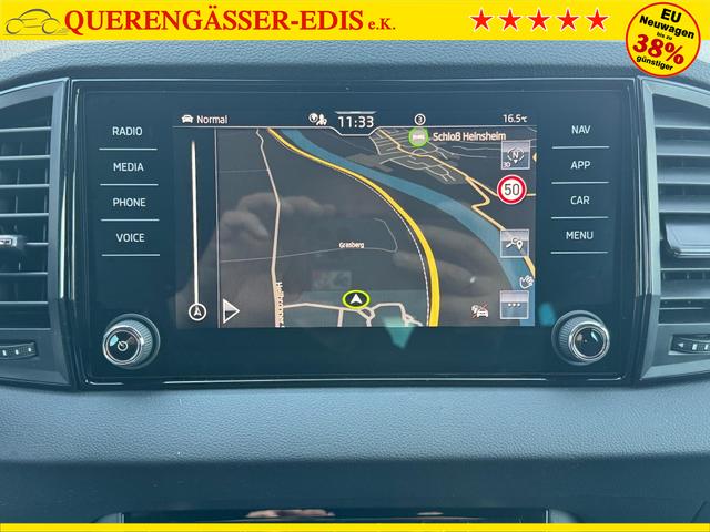 Reimport Skoda Karoq kaufen - innenraum und multimedia