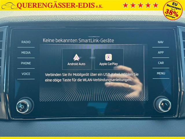 Skoda Karoq Sportline 1,5 TSI DSG 2ZKlima 4x Sitzheizung beheizte Frontscheibe Canton Totewinkel 5J Garantie 