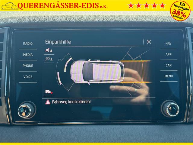Skoda Karoq Sportline 1,5 TSI DSG 2ZKlima 4x Sitzheizung beheizte Frontscheibe Canton Totewinkel 5J Garantie 