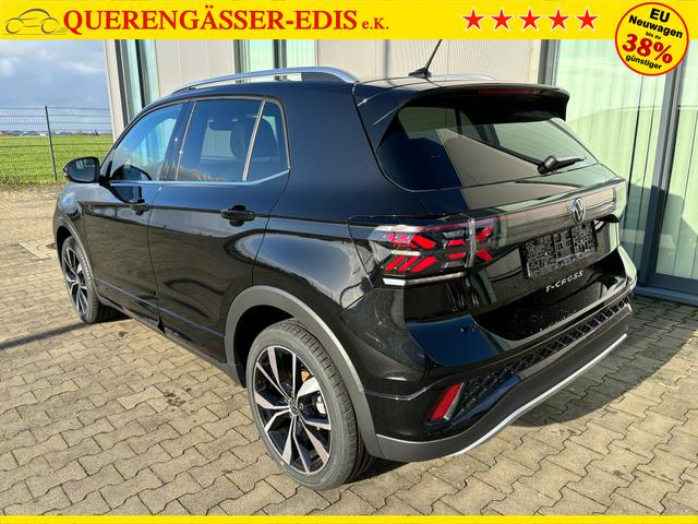 Volkswagen T-Cross R-Line Limited 1.0 TSI 115PS DSG, Schwarz-Metallic, 5 JAHRE GARANTIE, ANH&Auml;NGERKUPPLUNG, Sitzheizung, Climatronic, 18" Alu, MATRIX-LED-Scheinwerfer, Tempomat ACC, Parksensoren vo/hi, R&uuml;ckfahrkamera, Keyless, Privacy-Glas, Radio "Ready2Discover", Wireless App-Connect 