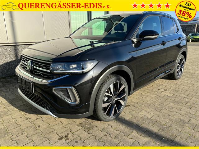 Volkswagen T-Cross R-Line Limited 1.0 TSI 115PS DSG, Schwarz-Metallic, 5 JAHRE GARANTIE, ANH&Auml;NGERKUPPLUNG, Sitzheizung, Climatronic, 18" Alu, MATRIX-LED-Scheinwerfer, Tempomat ACC, Parksensoren vo/hi, R&uuml;ckfahrkamera, Keyless, Privacy-Glas, Radio "Ready2Discover", Wireless App-Connect 