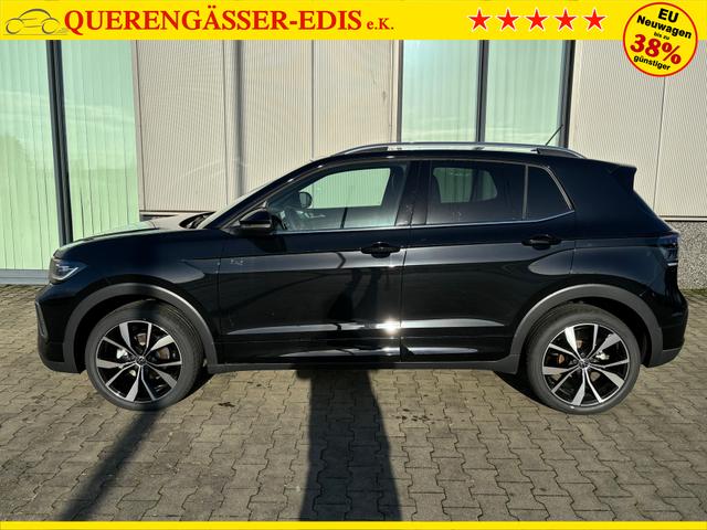 Volkswagen T-Cross R-Line Limited 1.0 TSI 115PS DSG, Schwarz-Metallic, 5 JAHRE GARANTIE, ANH&Auml;NGERKUPPLUNG, Sitzheizung, Climatronic, 18" Alu, MATRIX-LED-Scheinwerfer, Tempomat ACC, Parksensoren vo/hi, R&uuml;ckfahrkamera, Keyless, Privacy-Glas, Radio "Ready2Discover", Wireless App-Connect 