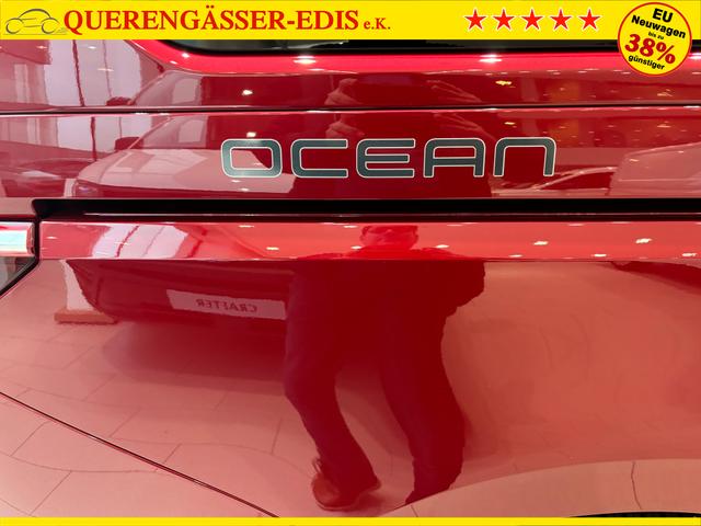 Volkswagen T7 California Ocean 2.0 TDI 150PS DSG, 16" Alu, ELEKTRISCHES Aufstelldach, Privacy-Glas, Climatronic, KÜCHE, Standheizung + FB, Sitzheizung, Park Assist, Parksensoren v/h, Kamera, IQ Light LED-MATRIX, Markise, Side ACC, Ganzjahresreifen, Radio 10" App-Connect 