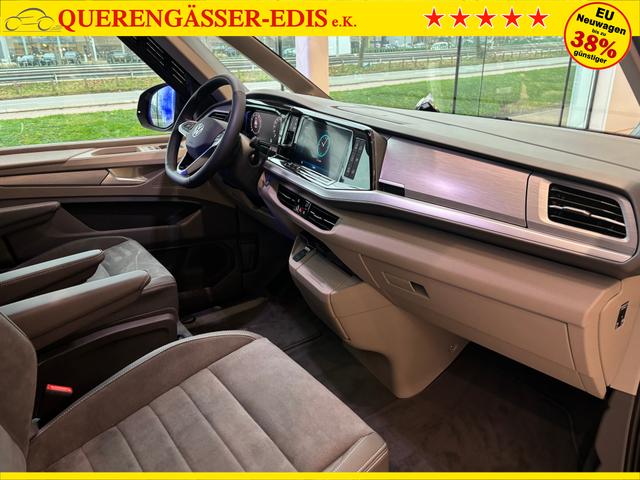Volkswagen T7 California Ocean 2.0 TDI 150PS DSG, 16" Alu, ELEKTRISCHES Aufstelldach, Privacy-Glas, Climatronic, KÜCHE, Standheizung + FB, Sitzheizung, Park Assist, Parksensoren v/h, Kamera, IQ Light LED-MATRIX, Markise, Side ACC, Ganzjahresreifen, Radio 10" App-Connect 
