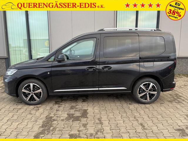 Volkswagen Caddy Style 1.5 TSI 115PS DSG/AUTOMATIK, Deep-Black, 17" Alu/Ganzjahresreifen, Winterpaket, ACC-Tempomat, Toter-Winkel, ParkAssist, Parksensoren vo/hi, Rückfahrkamera, Radio Ready2Discover 10" + Wireless AppConnect, Climatronic, Abgedunkelte Scheiben, M-Lederlenkrad 