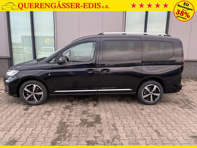 Volkswagen Caddy Style MAXI 7-SITZER 1.5 TSI 115PS DSG/AUTOMATIK, Deep-Black, 17" Alu/Ganzjahresreifen, Winterpaket, ACC-Tempomat, Toter-Winkel, ParkAssist, Parksensoren vo/hi, Rückfahrkamera, Radio Ready2Discover 10" + Wireless AppConnect, Climatronic, Abgedunkelte Scheiben 