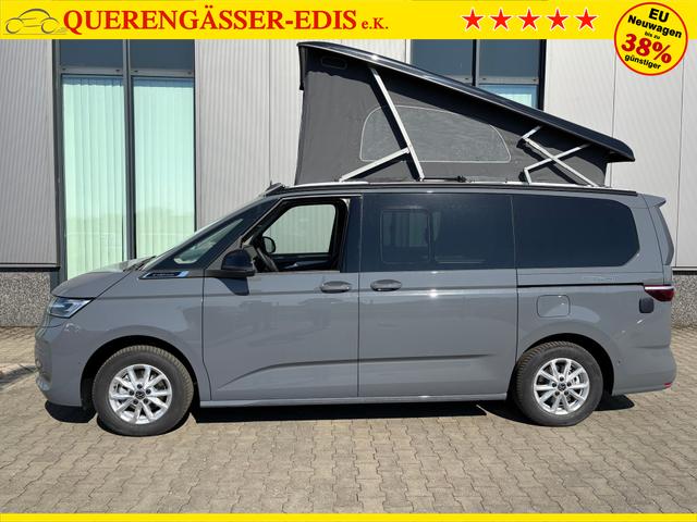 Volkswagen T7 California Ocean 2.0 TDI 150PS DSG, 16" Alu, ELEKTRISCHES Aufstelldach, Privacy-Glas, Climatronic, KÜCHE, Standheizung + FB, Sitzheizung, Park Assist, Parksensoren v/h, Kamera, IQ Light LED-MATRIX, Markise, Side ACC, Ganzjahresreifen, Radio 10" App-Connect 