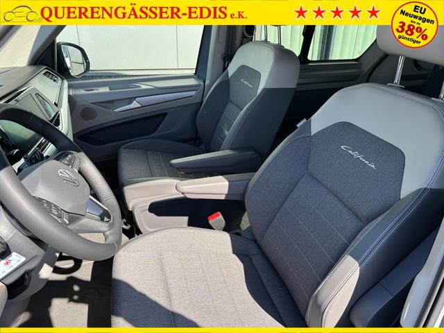 Volkswagen T7 California Ocean 2.0 TDI 150PS DSG, 16" Alu, ELEKTRISCHES Aufstelldach, Privacy-Glas, Climatronic, KÜCHE, Standheizung + FB, Sitzheizung, Park Assist, Parksensoren v/h, Kamera, IQ Light LED-MATRIX, Markise, Side ACC, Ganzjahresreifen, Radio 10" App-Connect 