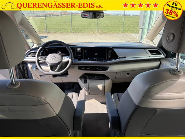 Volkswagen T7 California Ocean 2.0 TDI 150PS DSG, 16" Alu, ELEKTRISCHES Aufstelldach, Privacy-Glas, Climatronic, KÜCHE, Standheizung + FB, Sitzheizung, Park Assist, Parksensoren v/h, Kamera, IQ Light LED-MATRIX, Markise, Side ACC, Ganzjahresreifen, Radio 10" App-Connect 