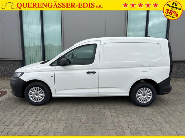 Volkswagen Caddy Cargo 2.0 TDI 102PS, Candy-Weiß, Klima, Parksensoren hinten, Reserverad, Kunststoffbodenbelag Fahrer-/Fahrgastraum, Ganzjahresreifen, Radio 10" + Wireless App-Connect, Tempomat, Hecktüren, Schiebetür rechts 