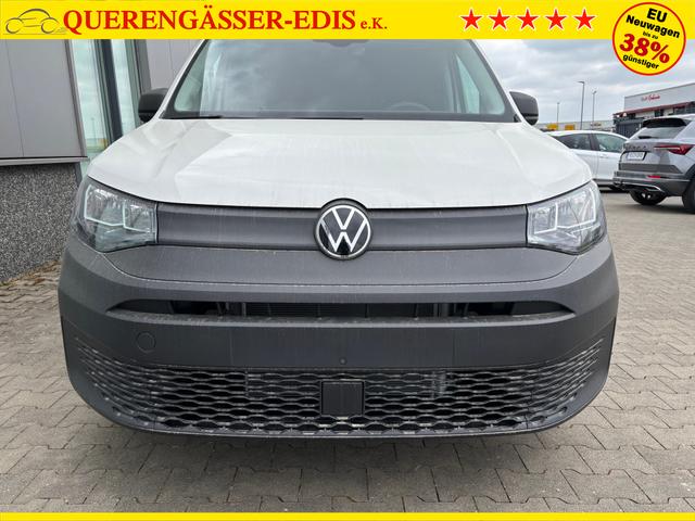 Volkswagen Caddy Cargo 2.0 TDI 102PS, Candy-Weiß, Klima, Parksensoren hinten, Reserverad, Kunststoffbodenbelag Fahrer-/Fahrgastraum, Ganzjahresreifen, Radio 10" + Wireless App-Connect, Tempomat, Hecktüren, Schiebetür rechts 