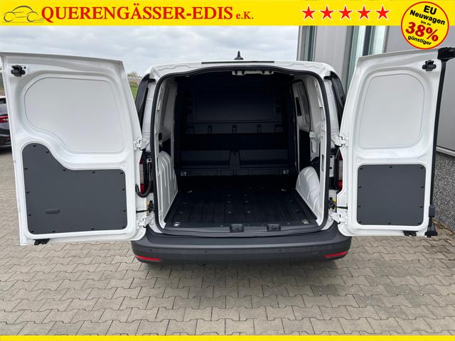 Volkswagen Caddy Cargo 2.0 TDI 102PS, Candy-Weiß, Klima, Parksensoren hinten, Reserverad, Kunststoffbodenbelag Fahrer-/Fahrgastraum, Ganzjahresreifen, Radio 10" + Wireless App-Connect, Tempomat, Hecktüren, Schiebetür rechts 