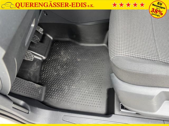 Volkswagen Caddy Cargo 1.5 TSI 115PS, Pure-Grey, Klima, Parksensoren hinten, Reserverad, Kunststoffbodenbelag Fahrer-/Fahrgastraum, Ganzjahresreifen, Radio 10" + Wireless App-Connect, Tempomat, Hecktüren, Schiebetür rechts 