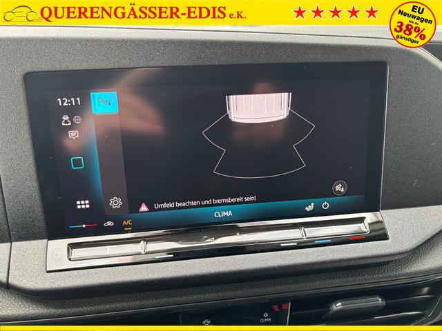 Volkswagen Caddy Cargo 1.5 TSI 115PS, Pure-Grey, Klima, Parksensoren hinten, Reserverad, Kunststoffbodenbelag Fahrer-/Fahrgastraum, Ganzjahresreifen, Radio 10" + Wireless App-Connect, Tempomat, Hecktüren, Schiebetür rechts 