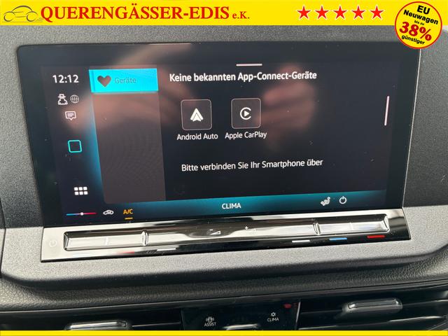 Volkswagen Caddy Cargo 1.5 TSI 115PS, Pure-Grey, Klima, Parksensoren hinten, Reserverad, Kunststoffbodenbelag Fahrer-/Fahrgastraum, Ganzjahresreifen, Radio 10" + Wireless App-Connect, Tempomat, Hecktüren, Schiebetür rechts 