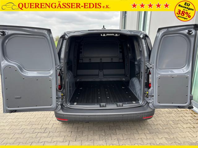 Volkswagen Caddy Cargo 1.5 TSI 115PS, Pure-Grey, Klima, Parksensoren hinten, Reserverad, Kunststoffbodenbelag Fahrer-/Fahrgastraum, Ganzjahresreifen, Radio 10" + Wireless App-Connect, Tempomat, Hecktüren, Schiebetür rechts 