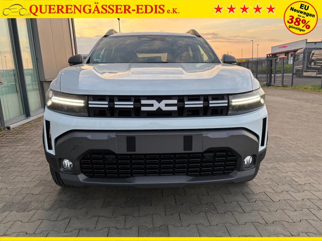 Dacia Duster Journey 1.2 TCe 130 5J Garantie, Winter-Paket, Park-Paket, 18" Alufelgen "TAGASAN", Klimaautomatik, Hands-free, Rückfahrkamera, Parksensoren vorn/hinten, LED-Scheinwerfer, MEDIA NAV 10", Abgedunkelte Scheiben, Nebelscheinwerfer, Armlehne, Dachreling, Tempomat 
