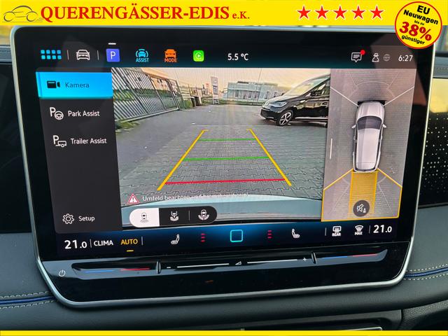 Volkswagen Tiguan R-Line 2.0 TDI 4MOTION 193PS DSG, Grau-Metallic, PANORAMADACH, ANHÄNGERKUPPLUNG, IQ LIGHT, DESIGN-PAKET Black&Style, NAVI, DCC-Fahrwerk, 20" LEEDS schwarz, Area View, Alarm, Elektr. Heckklappe, Keyless,Massagefunktion, Park Assist, ACC, Sitzheizung, Climatronic 