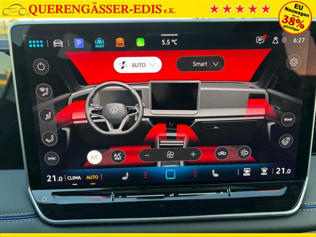 Volkswagen Tiguan R-Line 2.0 TDI 4MOTION 193PS DSG, Grau-Metallic, PANORAMADACH, ANHÄNGERKUPPLUNG, IQ LIGHT, DESIGN-PAKET Black&Style, NAVI, DCC-Fahrwerk, 20" LEEDS schwarz, Area View, Alarm, Elektr. Heckklappe, Keyless,Massagefunktion, Park Assist, ACC, Sitzheizung, Climatronic 