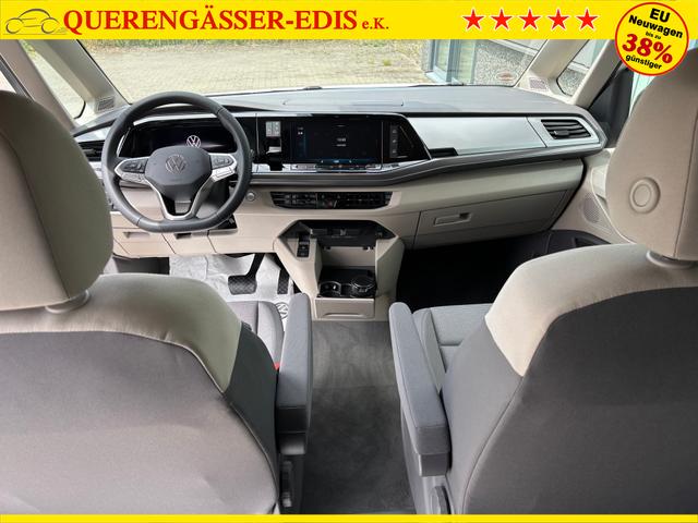 Volkswagen T7 California Beach Tour 2.0 TDI 150PS DSG, 5 Sitzer + 4 Schlafplätze, 17" ALU, Ganzjahresreifen, Standheizung, AHK, ELEKTR. DACH, Sitzheizung, Alarm, NAVI DISCOVER, Climatronic, Markise, Park Assist/Parksensoren/Kamera, ACC, Side Assist, Privacy-Glas, Schiebetüren, ACC 