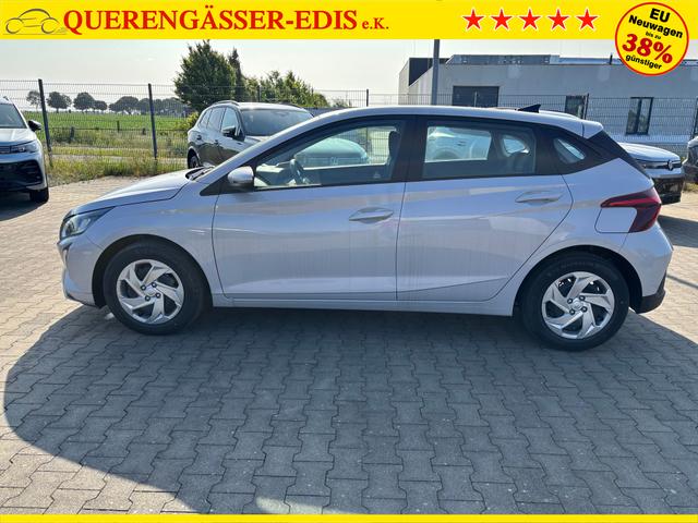 Hyundai i20 Comfort 1.2i 79PS, LUMEN-GRAY-Metallic, 5 Jahre Garantie, NAVIGATION 10,25", Klima, Parksensoren hinten, Rückfahrkamera, Alarm, Lederlenkrad, Tempomat, Armlehne vorne, Reserverad, 4x elektr. Fensterheber, Fernlicht-Assistent 