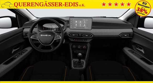 Dacia Sandero Stepway Expression 1.0 ECO-G100 LPG-GASANLAGE/BENZIN, Safari-Grün Metallic, MEDIA NAVIGATION 8", Klimaanlage, Parksensoren hinten, Tempomat, Dachreling, Lederlenkrad, 4x elektr. Fensterheber, Armlehne, Spiegel einstell-/beheizbar, ZV mit Fernbedienung 