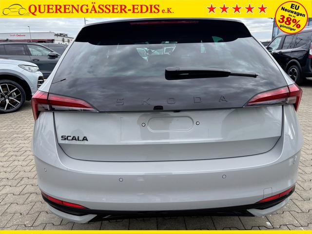 Skoda Scala Monte Carlo 1.0 TSI 115PS DSG, STAHL-GRAU, Panoramadach, 17"Alu, Climatronic, MATRIX-LED, Kessy, Verlängerte Heckscheibe, SunSet, Parksensoren vorn/hinten, Rückfahrkamera, Tempomat, Winter-Paket, Sport-M-Lederlenkrad beheizt, Virtual Cockpit, Radio 8", SmartLin 
